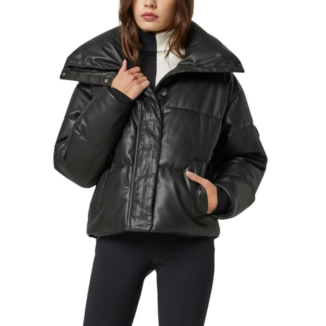 Alp-N-Rock Leather Peak Puffer Jacket