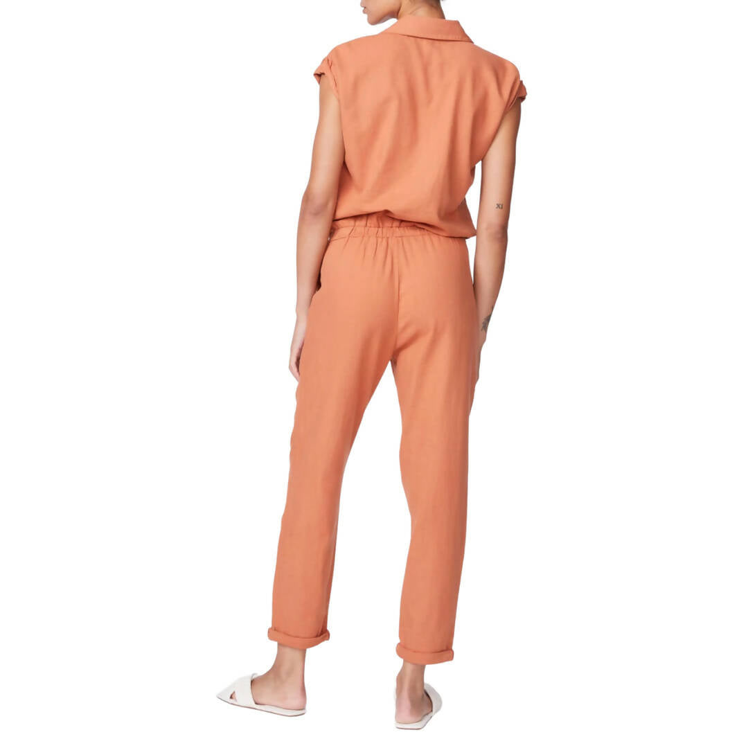 Monrow Twill Jumpsuit