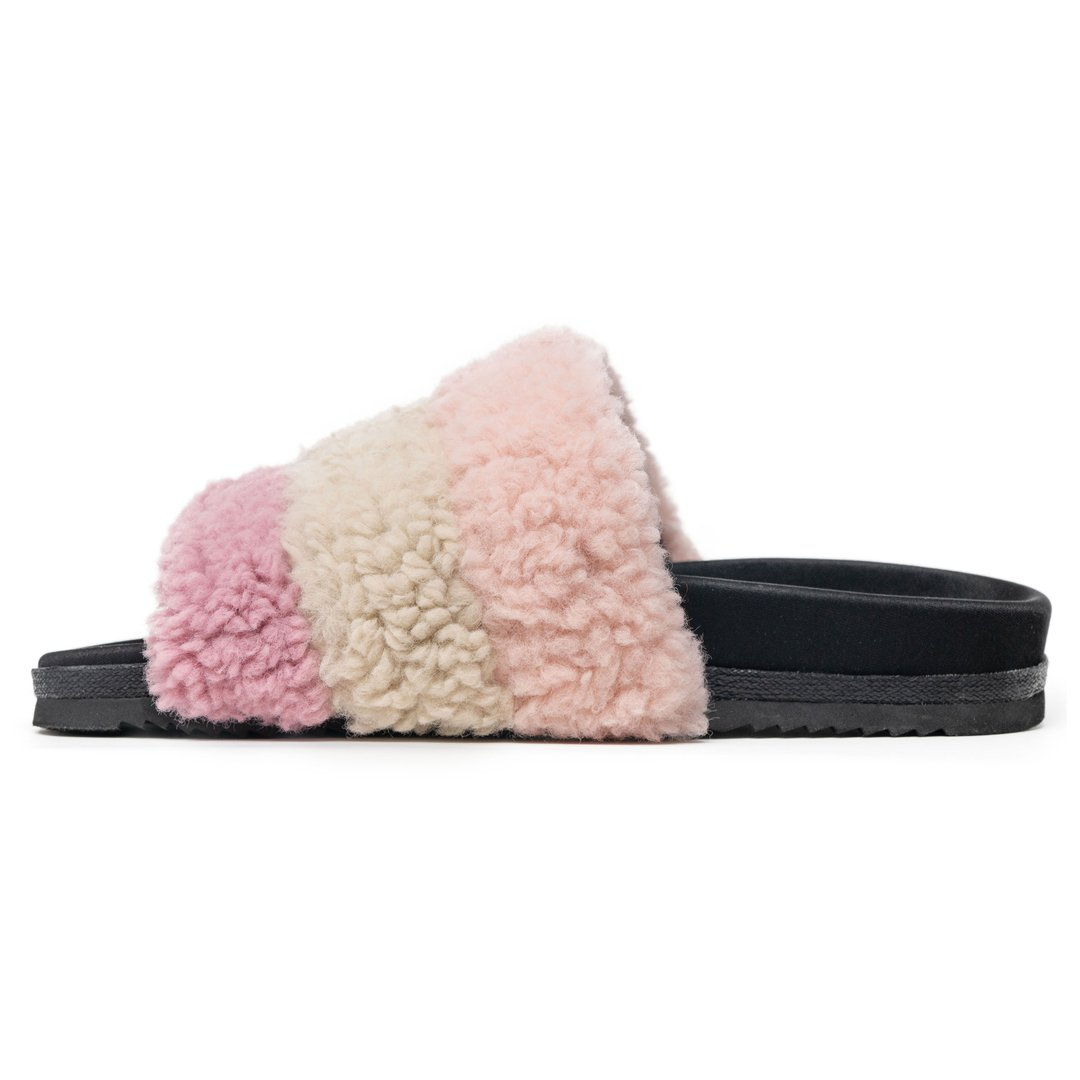 R0am Faux Shearling Fuzzy Slippers