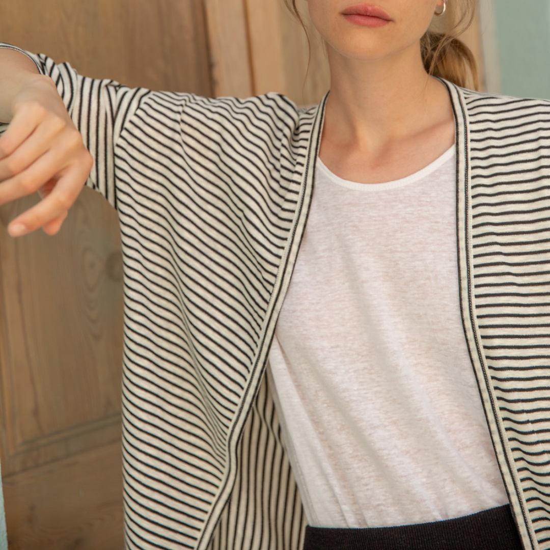 Sita Murt Linen Stripe Jacket