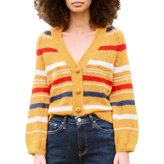 The Great Striped Canopy Cardigan