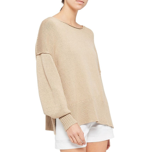 Theory Chainette Cotton Pullover Sweater