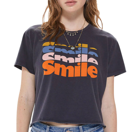 Mother "Smile" Rowdy Cutoff Tee