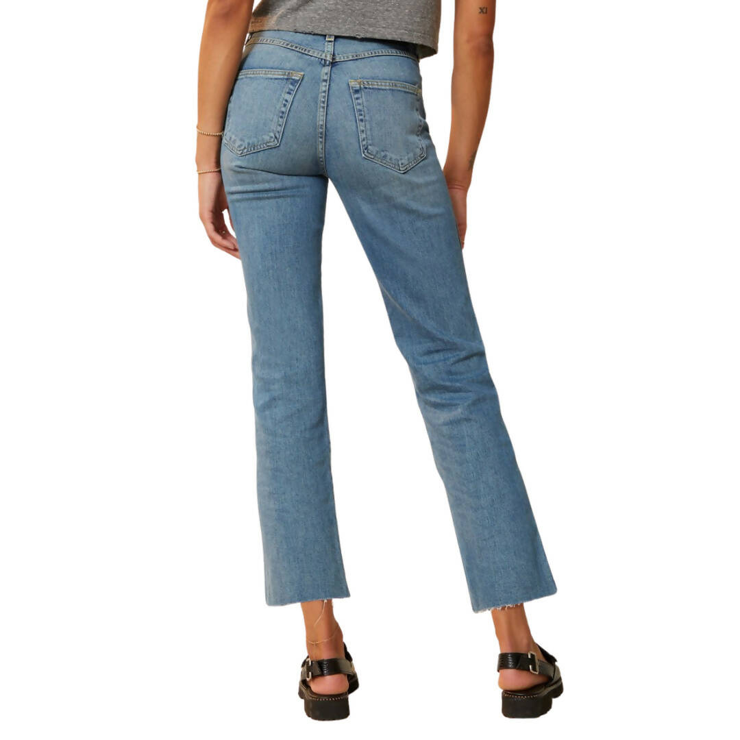 AMO High Rise Kick Crop Jean