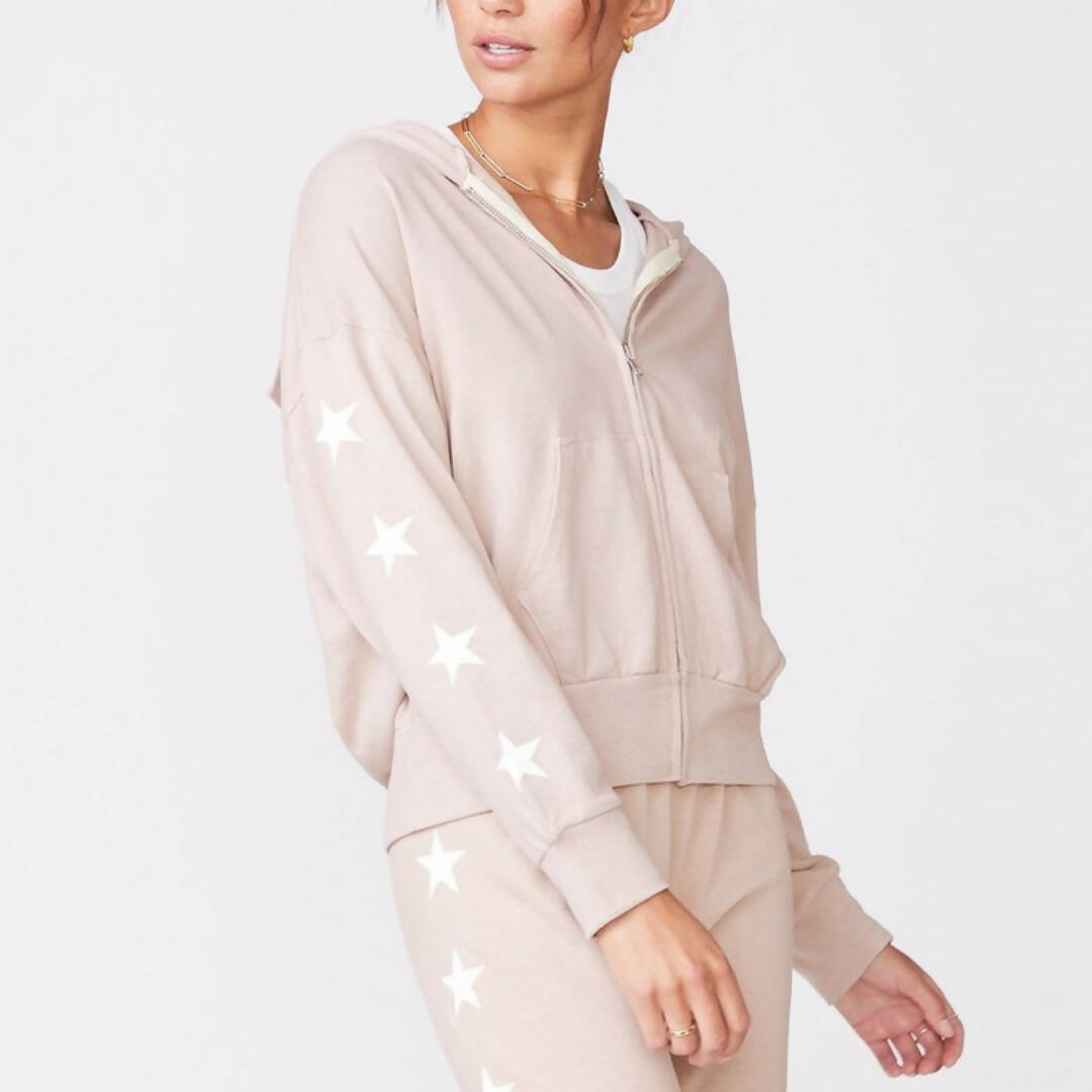 Monrow Star Print Sweatshirt