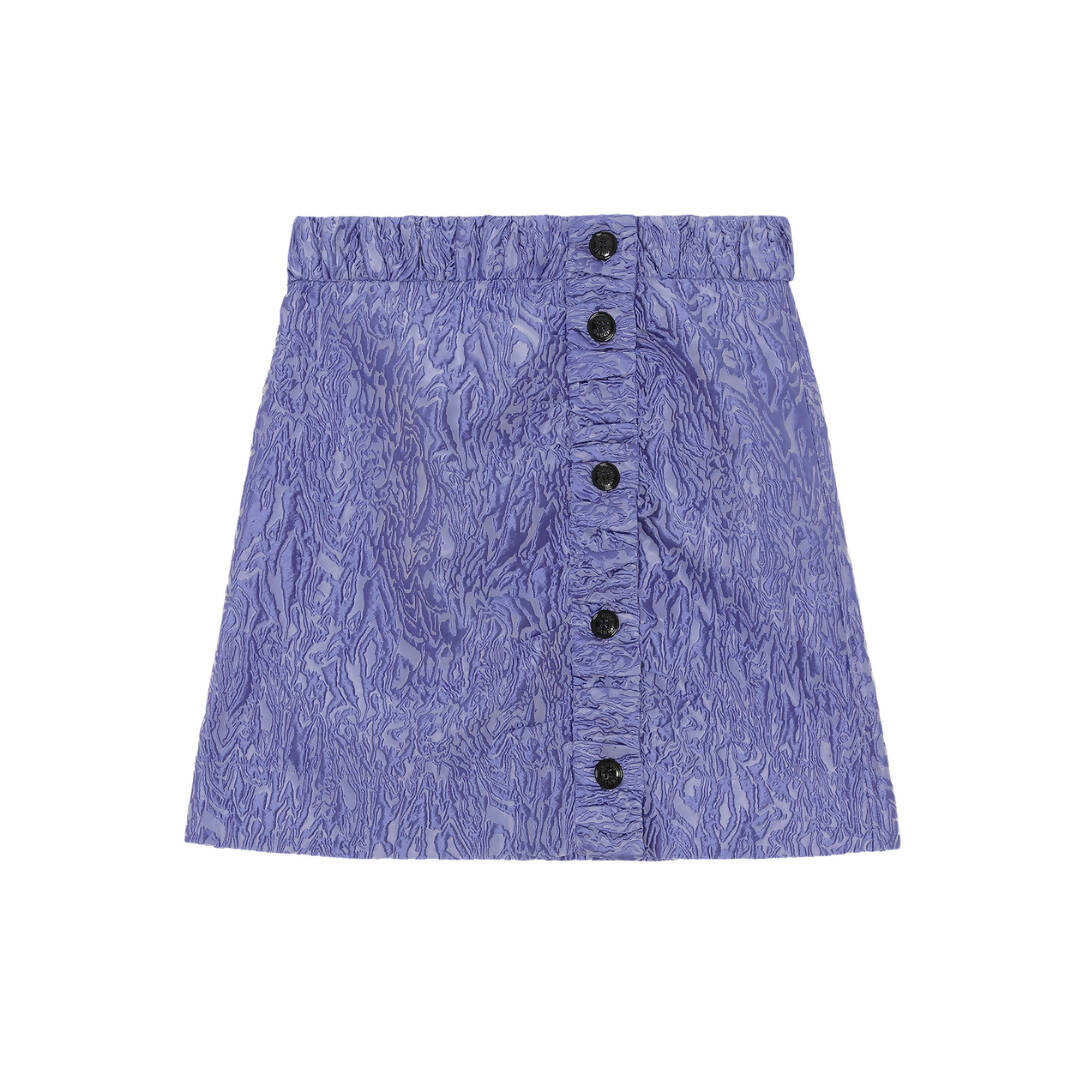 Ganni Asymmetrical Mini Skirt