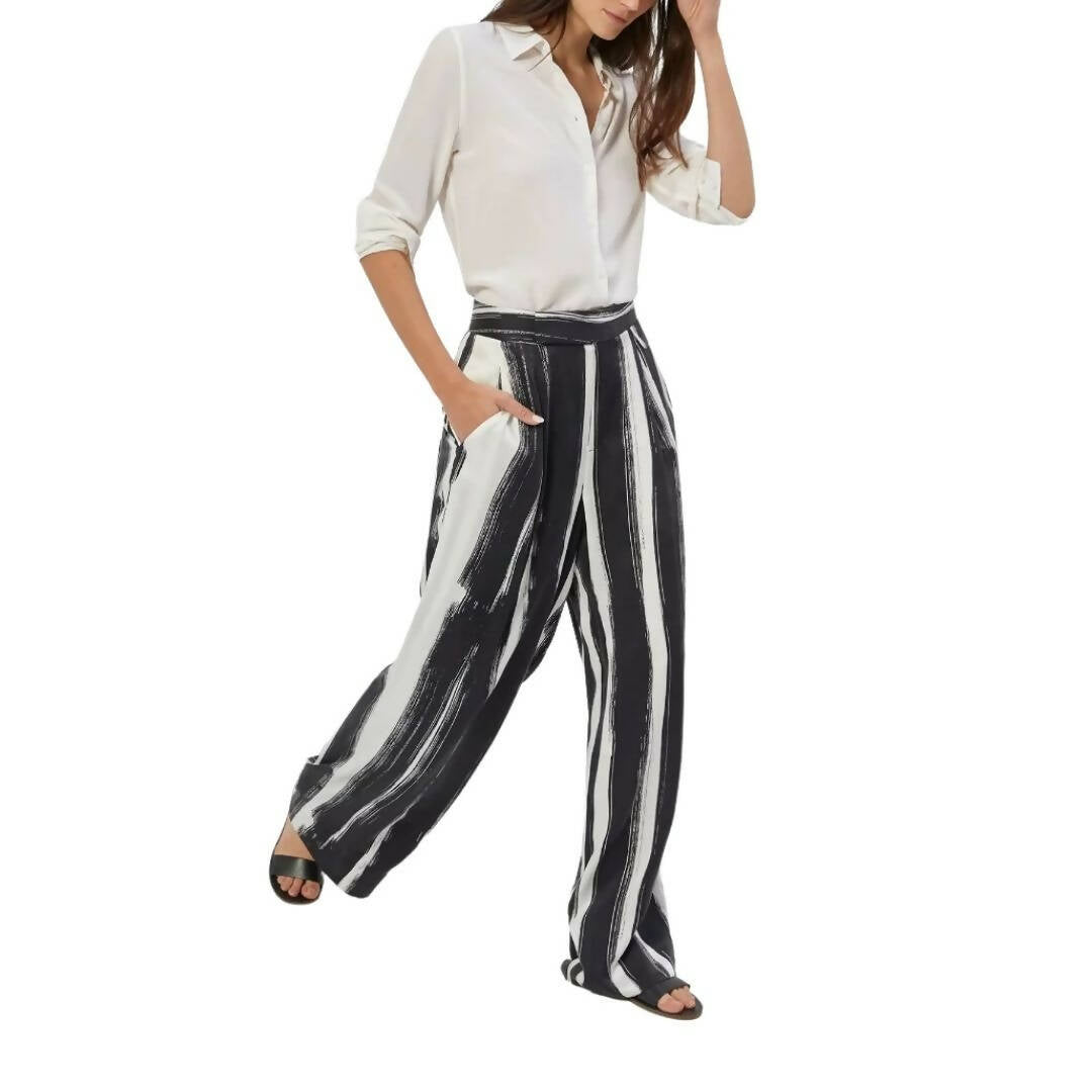 Equipment Saganne Striped Silk Pants