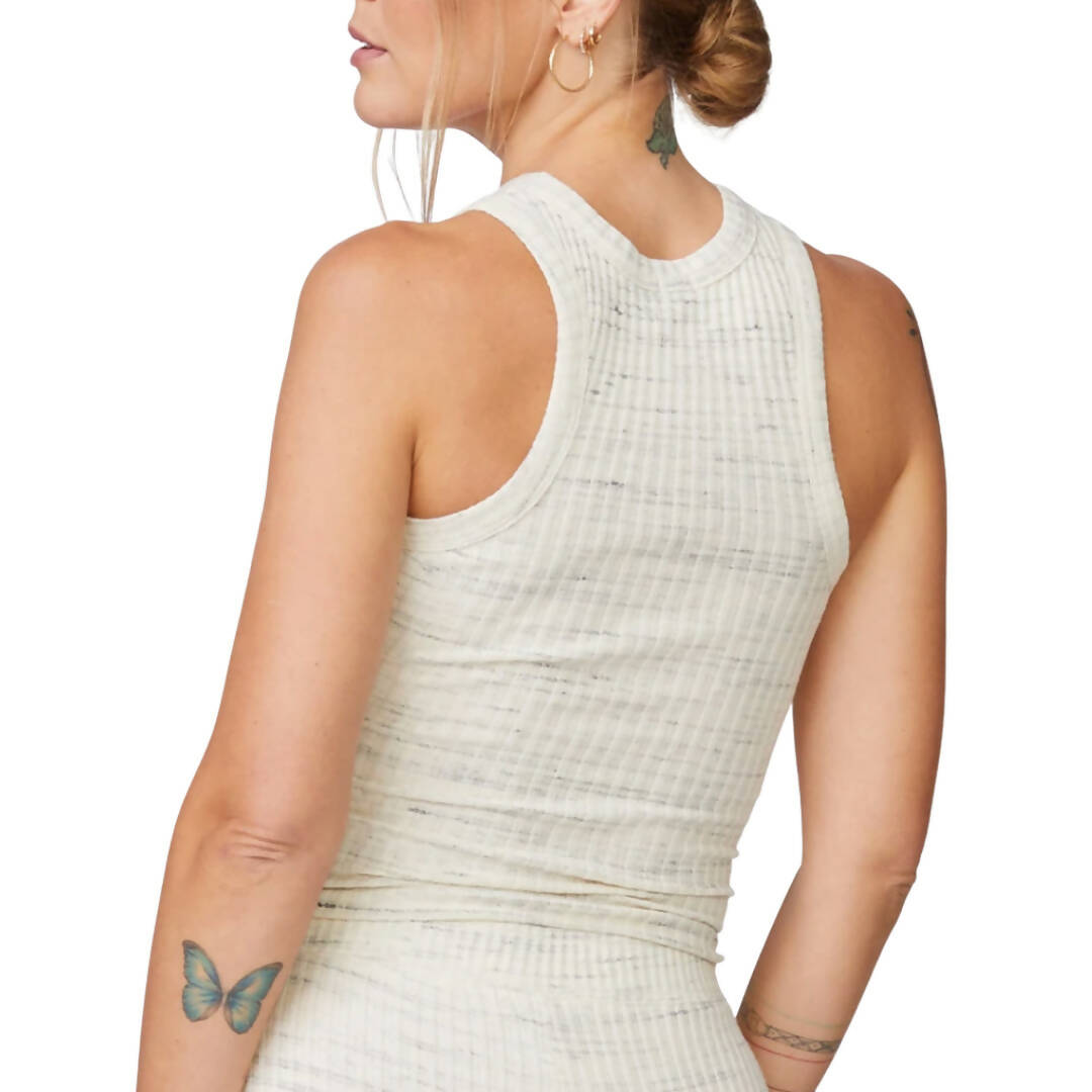 Monrow Cosmo Ribbed Tank Top