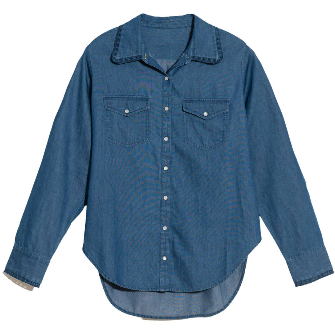 Kerri Rosenthal Mia Smile Denim Shirt