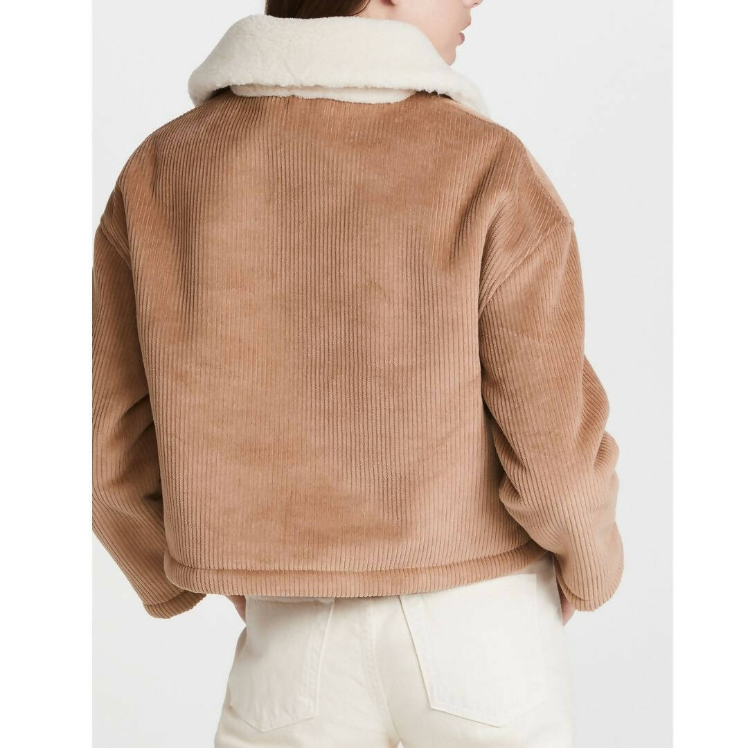 Naadam Shearling Pullover Jacket