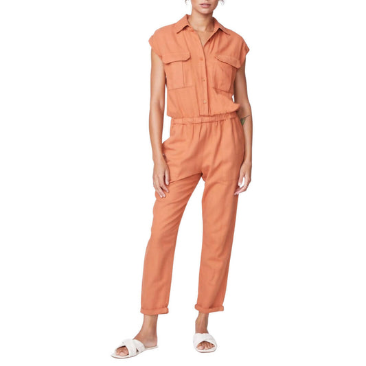 Monrow Twill Jumpsuit