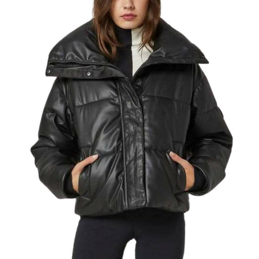 Alp-N-Rock Leather Peak Puffer Jacket