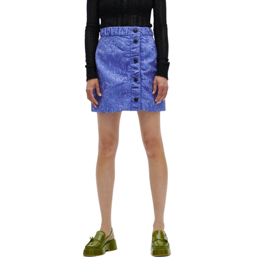 Ganni Asymmetrical Mini Skirt